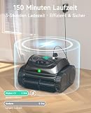 WYBOT C1 Robot Piscine 150min Batterie, 150m² Fond, Parois, Ligne d'eau - 7