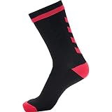 Hummel Hmlaction Indoor Sock Low - black/diva pink