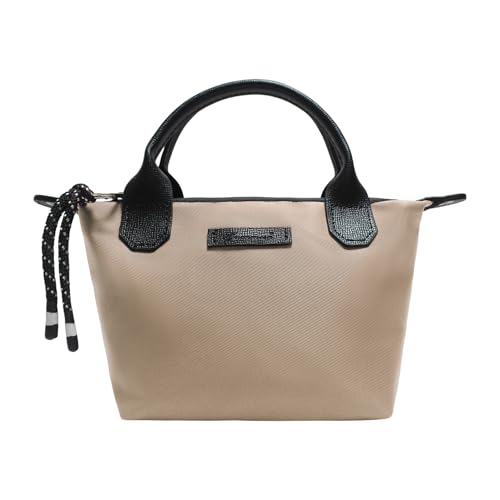 Image of Designer Mini Tote Bag for Women - Lightweight Crossbody Purse with Adjustable Dual Straps (2-Way Carry)