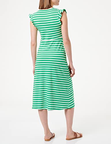 Only Onlmay S/L Wrap Midi Dress Box Jrs Vestido, Kelly Green 1, XS para Mujer