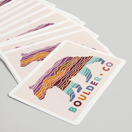 Baraja de 52 cartas tamaño póker Wander More Boulder miniatura 5