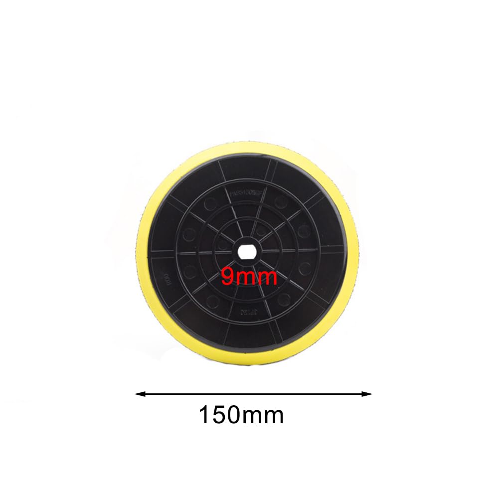 2Pcs 6-Inch Buffer Pads Polished Disc Backing Pads for Cordless Buffer Polishing Detailing Car Auto Scratch Repair Waxing Disc(6inch)