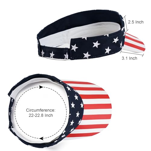 Image of ANDICEQY Sport Sun Visor Hats Adjustable Empty Top Baseball Cap Cotton Ball Caps for Women and Men