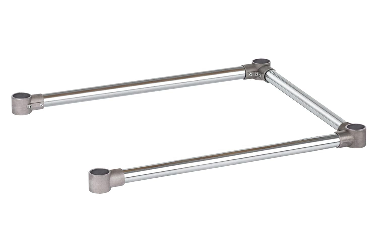 DuraSteel Open Base Work Table Bracing - 30 x 24 Inch Table Stabilizing Leg Cross Braces - Fits Commercial Food Prep Stainless Steel or Maple Wood Worktable