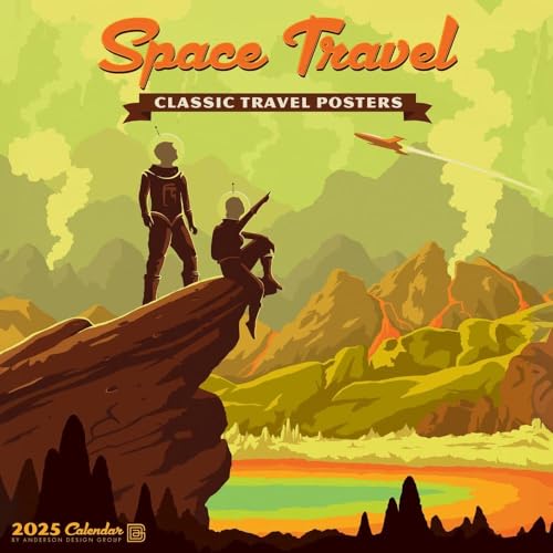 Space Travel 2025 12 x 12 Wall Calendar