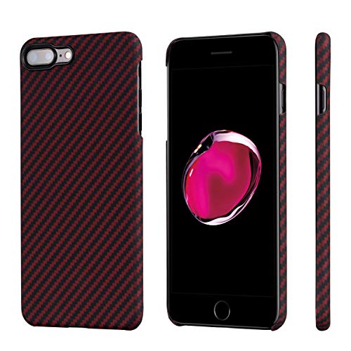 PITAKA Slim Case Compatible with iPhone 8 Plus/7 Plus 5.5", MagCase Aramid Fiber