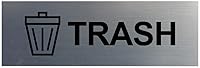 Vista 19 de Letrero básico de basura (negro) - Pequeño paquete de 1