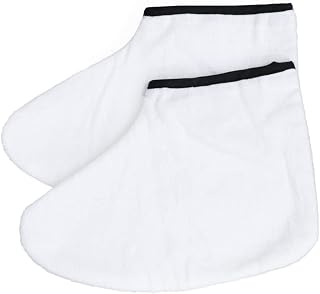 FOMIYES 1 Par De Luvas De Spa Parafina Capas Para Os Pés Cera Envoltório Para Os Pés Cera Spa Cera Para Imersão Pés Luvas De Cera Para Cuidados Com Os Pés Luva De Cera Capa Para Os