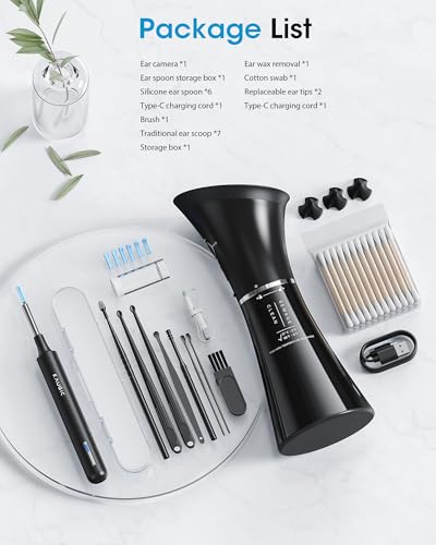 Ear Wax Removal Kit with Camera – Ear Cleaner Tool for Safe & Effective Ear Care – Includes Ear Camera for Visual Inspection & Gentle Ear Irrigation System – Complete Ear Cleaning Solution - Thumbnail 7
