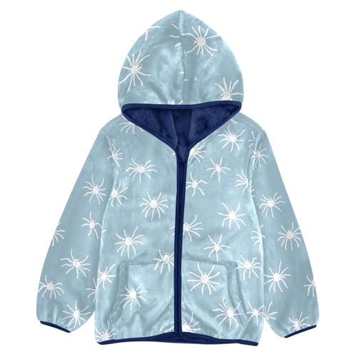 CHIFIGNO Girls Boys Zip up Hoodie Printed Boys Jackets Toddler Boy Fall Clothes with Pockets for Toddler and Kids