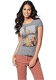 Mit hohem Baumwollanteil FLASHLIGHTS Damen T-Shirt Grau 40/42