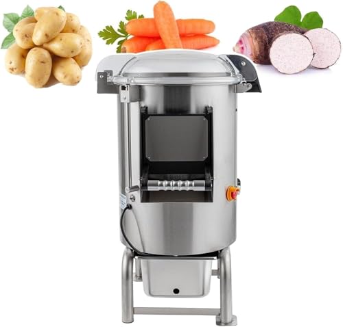 ステンレス製自動皮むきツール、大容量電動ポテトピーラー、70?100 Kg/時間、ジャガイモ/サトイモ/ショウガ/ニンジンに適しています