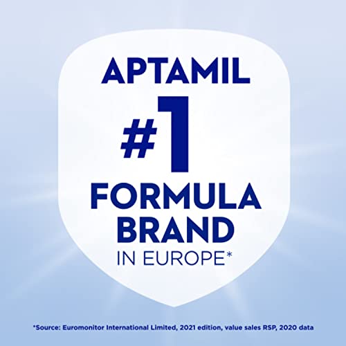 Aptamil Stage 1, No. 1 Baby Formula in Europe, Milk Based Powder Infant Formula with DHA, Omega 3 & Prebiotics, 1.76 Pound (Pack of 1) - Image 3