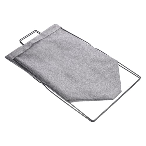 SMASOLO Cesta Ropa Plegable con Estructura de Hierro Resistente y Asas Portátil para Almacenaje Hogar Organizador Multiusos para Ropa Sucia Juguetes y Toallas Capacidad Adecuada y Diseño
