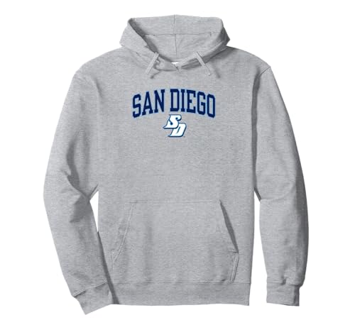 San Diego Toreros Arch Over Logo Officially Licensed Pullover Hoodie