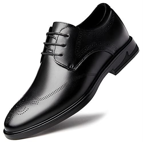 Chaussures Oxford de prestige à lacets et finitions brogues structurées