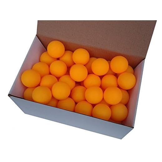 Der Sportler Aufdruck - Set de 72 Pelotas de Tenis sin impresión (38 mm de diámetro, Material Estable), Color Naranja