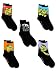 TMNT Teenage Mutant Ninja Turtles Boys 5 pack Crew Socks (6-8 Boys (Shoe: 10-4), Black/Multi Crew)