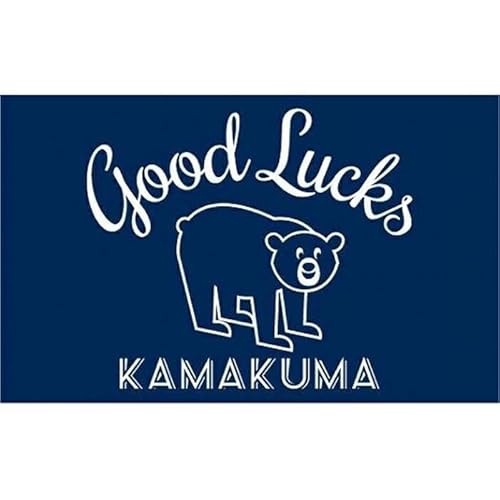 [ネイビー・Lサイズ]鎌倉の人気キャラクター「カマクマ」のTシャツとTOTEバッグ