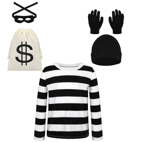 Costume de voleur Halloween respirant pour éviter de transpirer sous son déguisement de fête