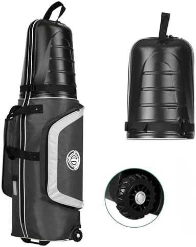 Golf Travel Bag for Airlines with Wheels and ABS Hard Case Top, 1...