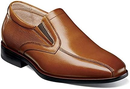 Florsheim boys Postino Bike Toe Slip, Jr. (Toddler/Little Kid/Big Kid) Oxford, Cognac, 2 Little Kid US | Image 3