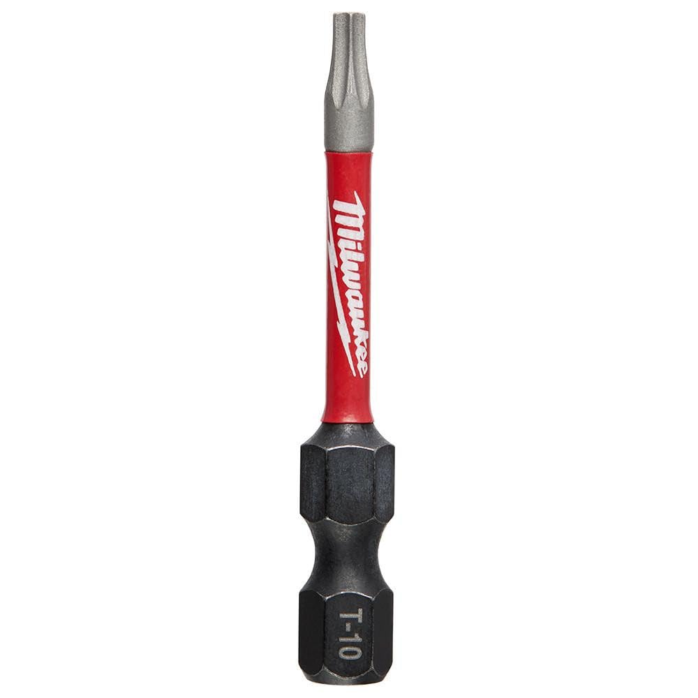 Evita roturas con Torx T10 Milwaukee 48-32-4182 Shockwave de 2 pulgadas puntas para atornillado duro
