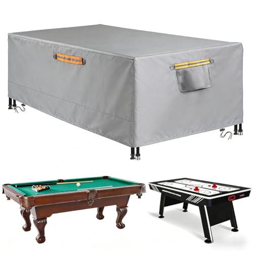Funda impermeable para mesa de billar Oxford con hebilla anticaídas 2