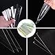 50pcs Süssigkeiten tüten spitz+50pcs Twist Ties,Dreieckige tüten durchsichtig,Cellophantüten spitztüten transparent,Bonbon tüten,Cellophantüten dreieckig,Cone Tüte,für Weihnachten,Party,13 * 25cm