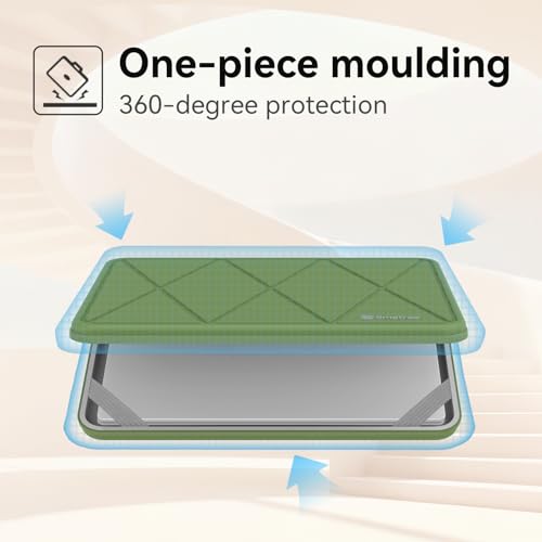 Image of Smatree M46TG Hard Protective 14 inch Laptop Case for HP /Lenovo /ASUS /ACER | Compatible for OmniBook /Elitebook,Lenovo ThinkPad /IdeaPad,ASUS Zephyrus /Vivobook,ACER Swift,Microsoft Surface,Green(X8043TG)