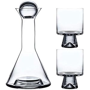 Whisky Karaffe Whisky Dekanter Stilvolle Glas Gin Whisky Dekanter Und Tumbler Geschenk Set Kristall Wein Dekanter Glas…