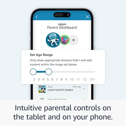Amazon Fire HD 8 Kids tablet (Peppa Pig, limited edition), ages 3–7 | Includes ads-free books, games and videos, 8" HD screen, parental controls, 13-hr battery, 32 GB, Pink - Image 3