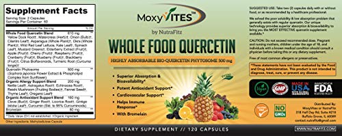 Moxyvites MV001 Quercetin With Bromelain 500Mg Supplement thumb #5