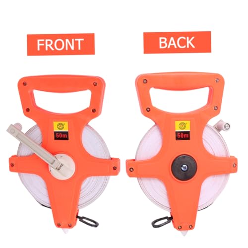 Ruban rétractable 50m décamètre portable type rack pour géomètre et maçonnerie - 6