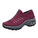 Produktbild Trisee Damen Sneaker Luftkissen Stoßdämpfende Turnschuhe Leichte Socken Schuhe Rutschfeste Wanderschuhe Freizeit Joggen Sportschuhe