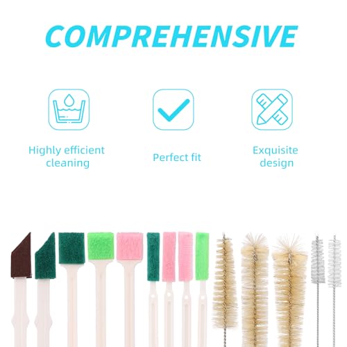 14pcs Pet Water Fountain Cleaning Kit, Multiple Size Material Cat Fountain Cleaning Brush product