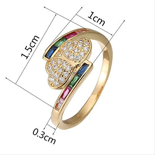Bijoux en argent 925 de prestige avec bague géométrique rectangle et cœur