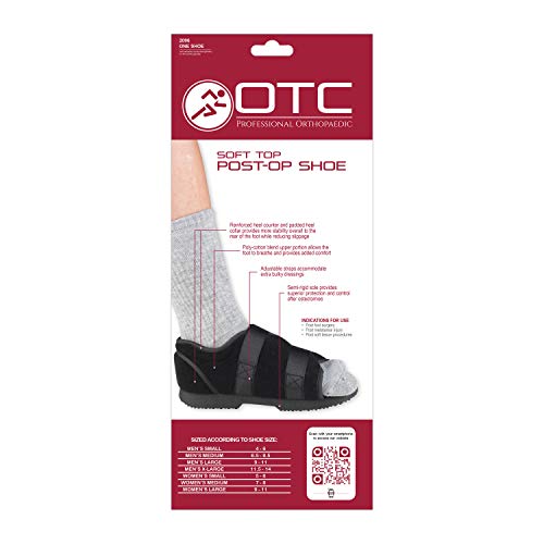 Otc Post-Op Shoe, Soft Top, For Men & Women, Medium (Pack Of 2) #TOP5