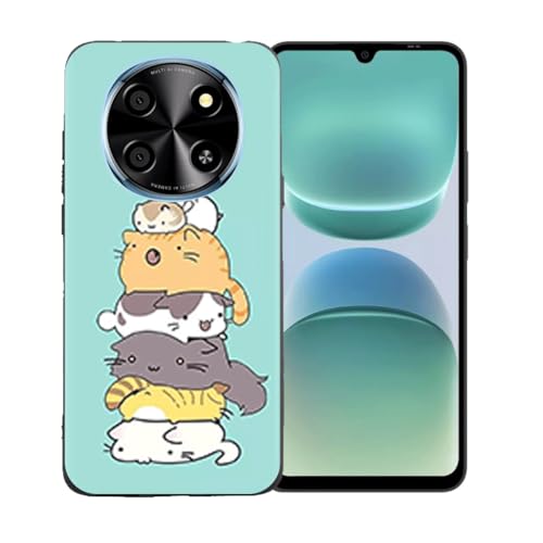 LCEHTOGYE Kp Oukitel C1 PluspP[XAKp Oukitel C1 Plus (6,52")ƌ݊̂钴^ubN\tgTPUVRQP[XیJo[ - LLM39