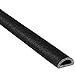 Trim-Lok D-Shaped Rubber Seal – EPDM Foam Seal with HT (General Acrylic) Pressure Sensitive Adhesive System – Ideal Door and Window Weather Seal for Cars, Trucks, RVs, and Boats – 0.215” Height, 0.375” Width, 25’ Length