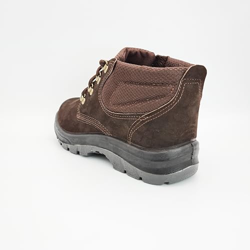 Bota Botina calçado de Segurança Trabalho Nobuck Unissex Bidensidade Ca Epi (44)