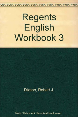 Regents English Workbook, Book 3: Advanced 0137709420 Book Cover