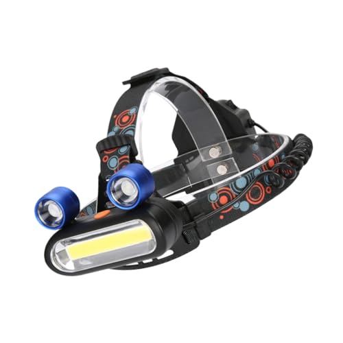 Linterna frontal para camping y pesca nocturna con plástico resistente