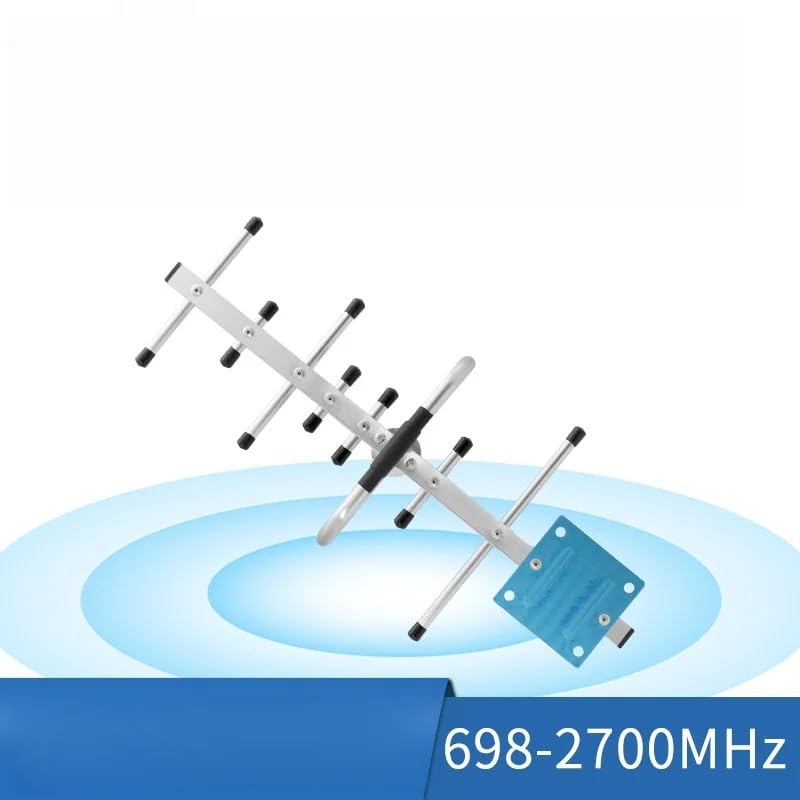 Antenne Yagi Extérieure 698-2700 MHz, Gain Élevé 15 DBi, Récepteur De Signal, Connecteur N Femelle, Amplificateur Couverture plus large(N-Female)