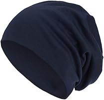 style3 Warme Herbst Winter Slouch Beanie XXL aus atmungsaktivem, feinem und leichten Jersey Unisex Mütze Wintermütze...