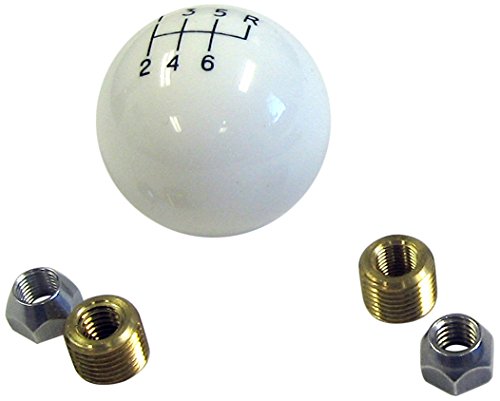 Lokar Sk-6875 White 6-Speed Manual Shift Knob #TOP22