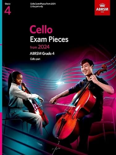 Cello Exam Pieces From 2024, Abrsm Grade 4, Cello Part