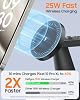 Estación de carga inalámbrica Meifigno 25W 3 en 1 para Google Pixel Watch 3/2 | No para Google Watch 5/4/1, carga magnética 25W para Pixel 11 Series/10 Pro XL y Buds, cargador Mag-Safe con adaptador de 45W 6