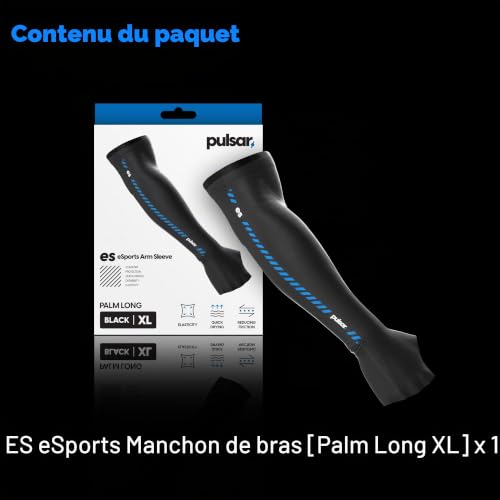 Pulsar Gaming Gears Palm Long Manchette Gaming, X-Grande, Noir – vue 9