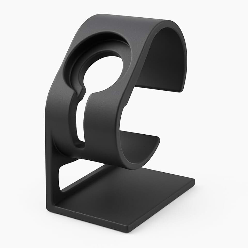 Suporte para Relógio Inteligente de Mesa, Porta Relógio, Expositor para Carregamento, Organizador de Pulseira, Compatível com Smathwatch e similares TimeClick (Preto)